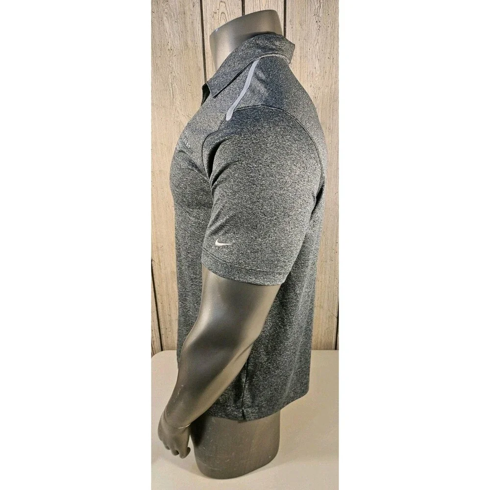 Nike Dri Fit Golf Polo Shirt Mens Large Gray Palo Alto Collego Alamo San Antonio